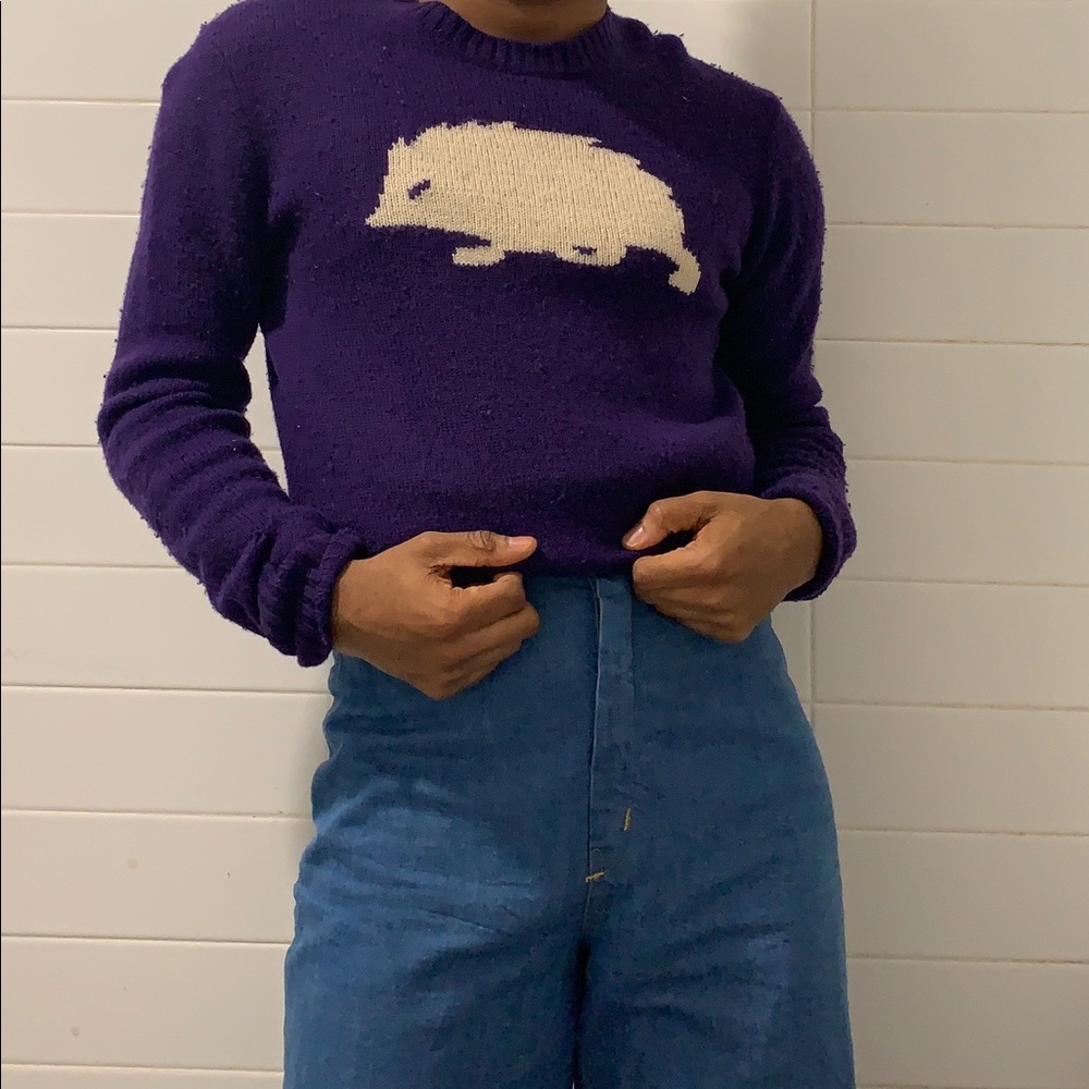 Marc Jacobs Purple Hedgehog Sweater